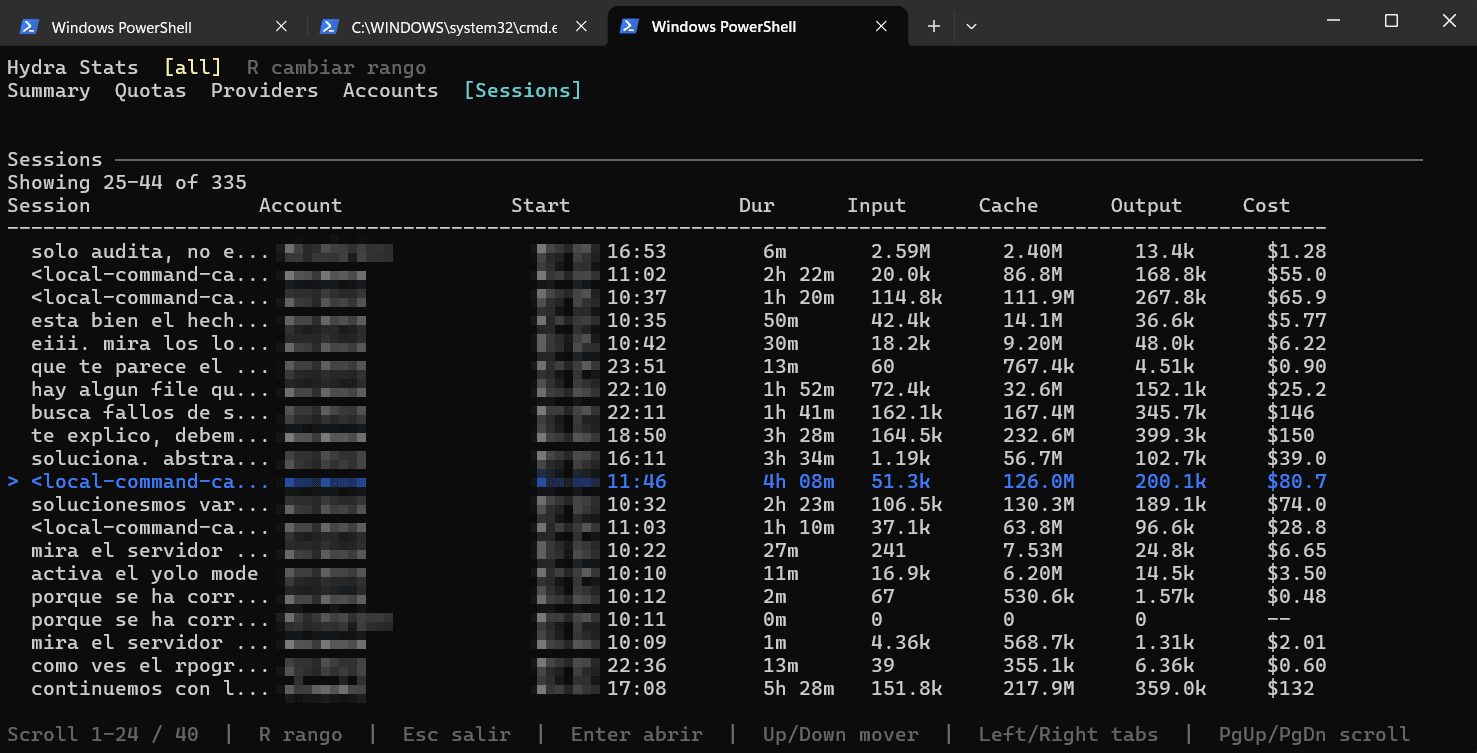 Hydra screenshot 2