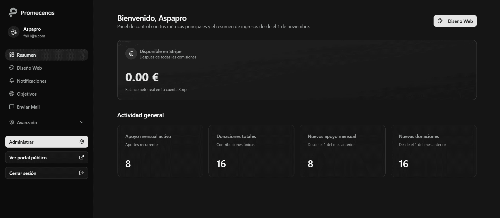 Promecenas screenshot 2